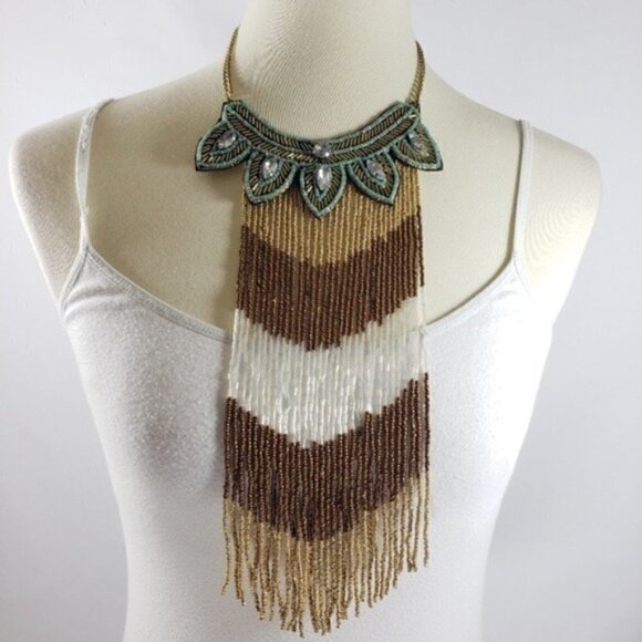 Charming Charlie Mint Seafoam Light Necklace - Picture 2 of 6